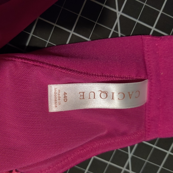 Bright pink Cacique comfort bliss full coverage bra - Picture 3 of 5